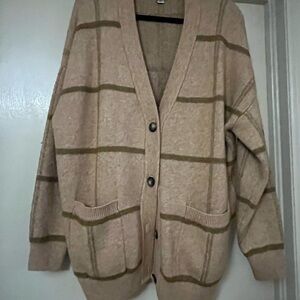 a new day Tan and Brown Women's Cardigan